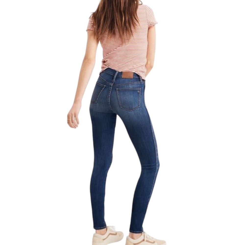 Madewell Women Size 26 Dark wash 9" High Rise Skinny Denim Jeans